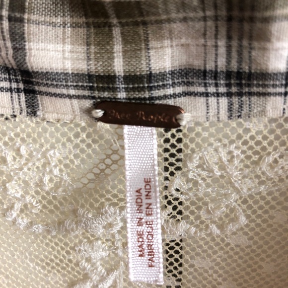 Free People Button Down Blouse - Picture 3 of 4